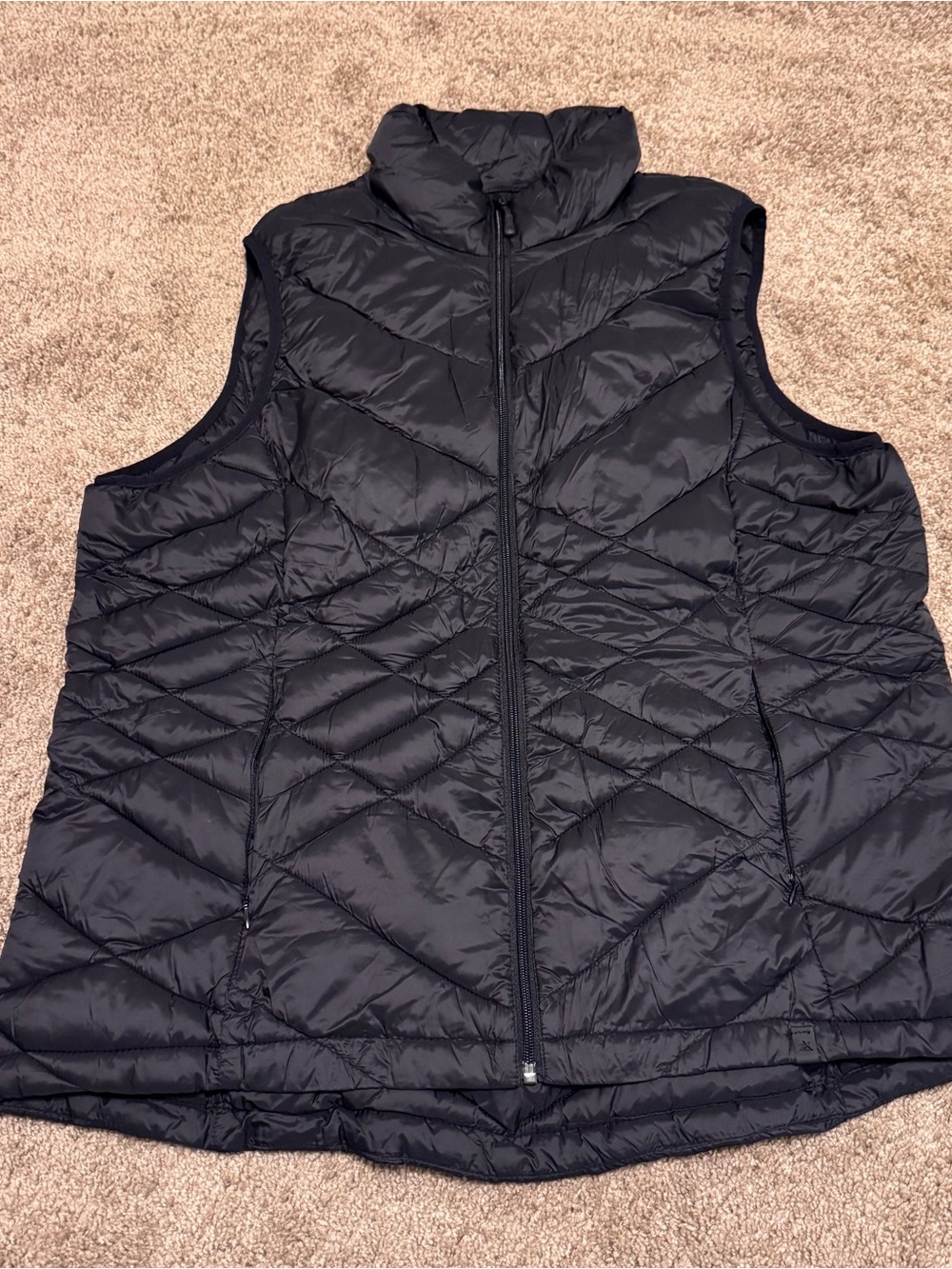 ZeroXposur Puffer Vest Mens 2XL Black Sleeveless Full Zip Pockets